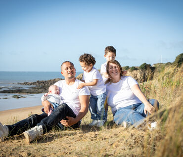 Andréa et sa famille